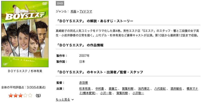 ドラマ Boysエステの動画を１話から全話無料で見れる動画配信まとめ ドラマの森 最新無料動画まとめ