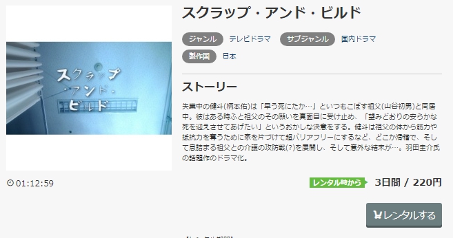 ドラマ スクラップアンドビルドの動画を無料で見れる動画配信まとめ ドラマの森 最新無料動画まとめ